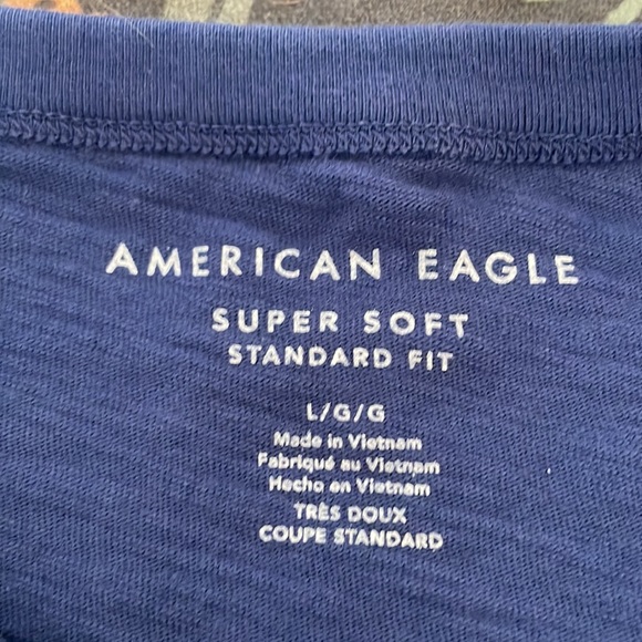 Men’s American Eagle blue T-shirt size large - Picture 3 of 3